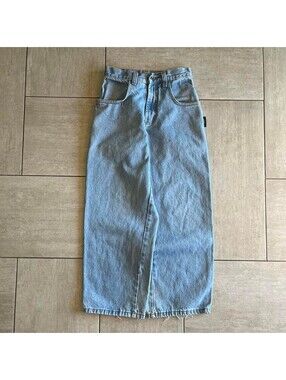 Vintage Interstate wide leg blue jeans